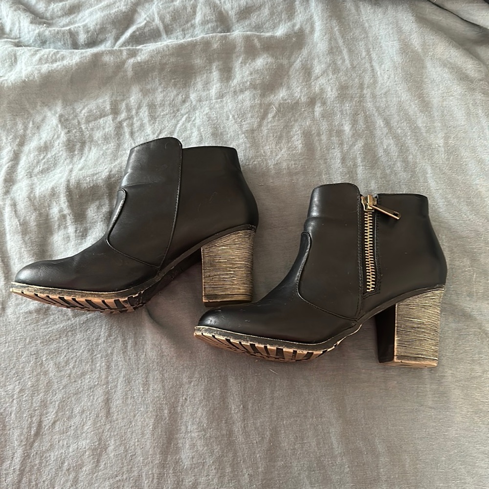 Super cute Black Booties! Size 8
